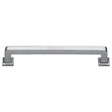 High quality image of the Heritage Brass Cabinet Pull Square Vintage Design 254mm CTC Satin Chrome Finish | Sku. c3964-254-sc | Discounted prices available from Trade Door Handles