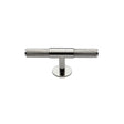 High quality image of the Heritage Brass Cabinet Knob Knurled Fountain Design 60mm Polished Nickel Finish | Sku. c4463-60-pnf | Discounted prices available from Trade Door Handles