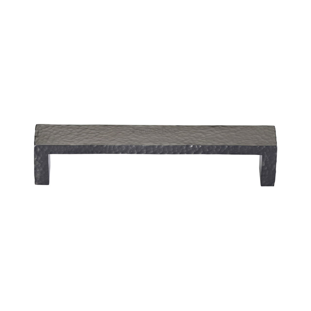High quality image of the Heritage Brass Cabinet Pull Hammered Wide Metro Design 101mm CTC Matt Bronze Finish
 | Sku. c4525-101-mb | Discounted prices available from Trade Door Handles