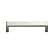 High quality image of the Heritage Brass Cabinet Pull Hammered Wide Metro Design 101mm CTC Polished Nickel Finish
 | Sku. c4525-101-pnf | Discounted prices available from Trade Door Handles