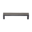 High quality image of the Heritage Brass Cabinet Pull Hammered Wide Metro Design 160mm CTC Matt Bronze Finish
 | Sku. c4525-160-mb | Discounted prices available from Trade Door Handles