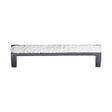 High quality image of the Heritage Brass Cabinet Pull Hammered Wide Metro Design 160mm CTC Polished Chrome Finish
 | Sku. c4525-160-pc | Discounted prices available from Trade Door Handles