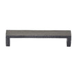 High quality image of the Heritage Brass Cabinet Pull Hammered Wide Metro Design 192mm CTC Matt Bronze Finish
 | Sku. c4525-192-mb | Discounted prices available from Trade Door Handles