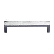 High quality image of the Heritage Brass Cabinet Pull Hammered Wide Metro Design 192mm CTC Polished Chrome Finish
 | Sku. c4525-192-pc | Discounted prices available from Trade Door Handles
