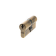 Quality image of AGB Euro Profile 5 Pin Double Cylinder Keyed Alike 30-30mm (60mm) - Matt Antique Brass | Sku. c603722525ka | available from Trade Door Handles.