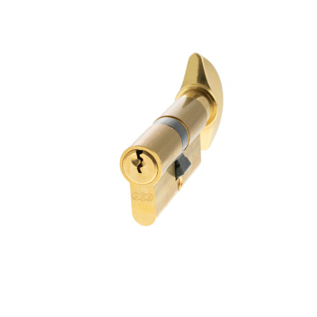 Quality image of AGB Euro Profile 5 Pin Cylinder Key to Turn 30-30mm (60mm) - Polished Brass | Sku. c620012525 | available from Trade Door Handles.