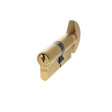 Quality image of AGB Euro Profile 5 Pin Cylinder Key to Turn 35-35mm (70mm) - Satin Brass | Sku. c620083030 | available from Trade Door Handles.