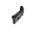 Quality image of AGB Euro Profile 5 Pin Cylinder Key to Turn 35-35mm (70mm) - Matt Black | Sku. c620843030 | available from Trade Door Handles.