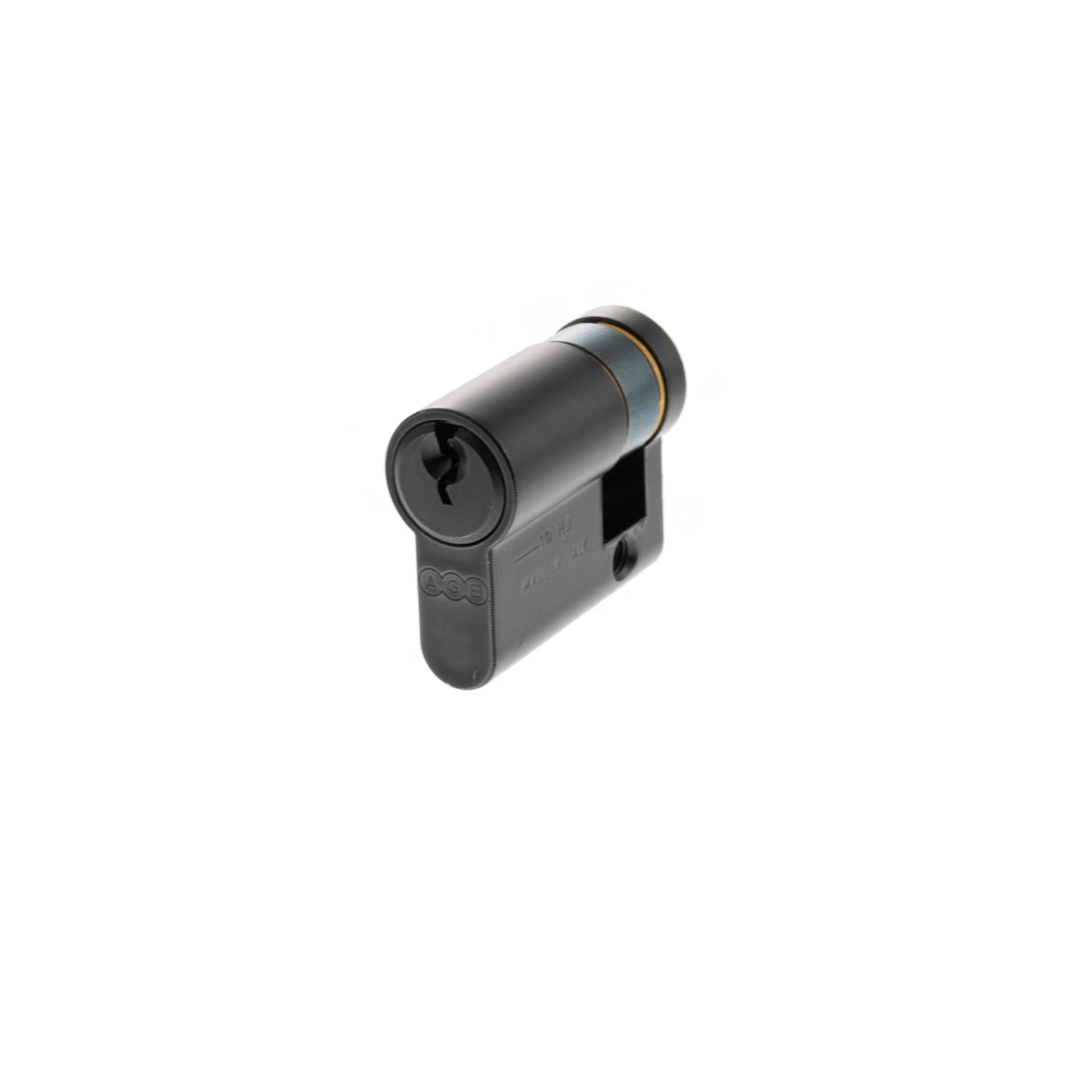 Quality image of AGB Euro Profile 5 Pin Single Cylinder 30-10mm (40mm) - Matt Black | Sku. c630840525 | available from Trade Door Handles.