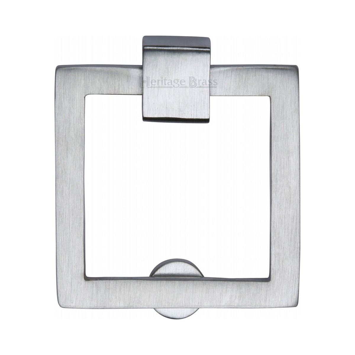High quality image of the Heritage Brass Square Drop Pull Satin Chrome Finish | Sku. c6311-sc | Discounted prices available from Trade Door Handles