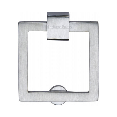 Heritage Brass Square Drop Pull Satin Chrome Finish - M.Marcus code C6311-SC