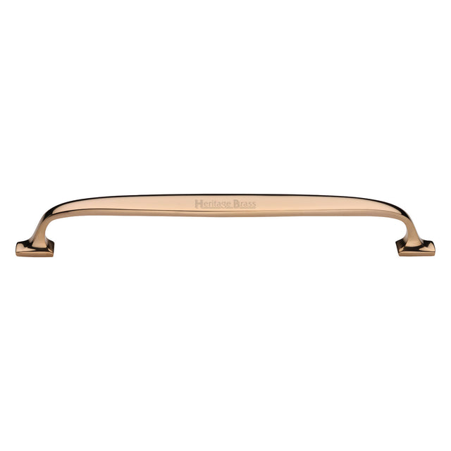 High quality image of Heritage Brass Cabinet Pull Durham Design 203mm CTC Unlacquered Brass Finish | Sku. C7213 76-ULB | available from Trade Door Handles.