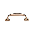 High quality image of Heritage Brass Cabinet Pull Durham Design 76mm CTC Unlacquered Brass Finish | Sku. C8321 25-ULB | available from Trade Door Handles.