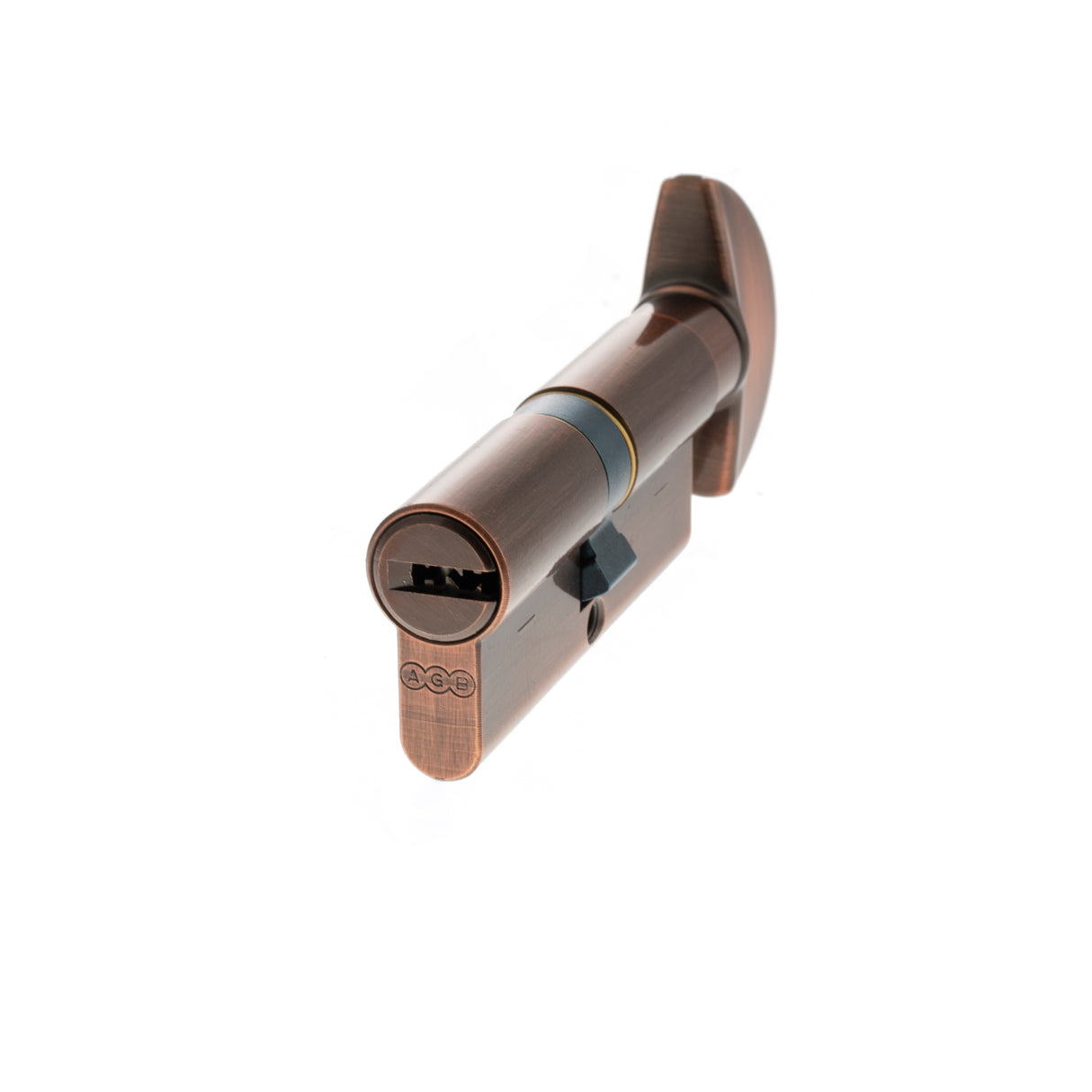 Quality image of AGB Euro Profile 15 Pin Cylinder Key to Turn 35-35mm (70mm) - Copper | Sku. ca20023030 | available from Trade Door Handles.