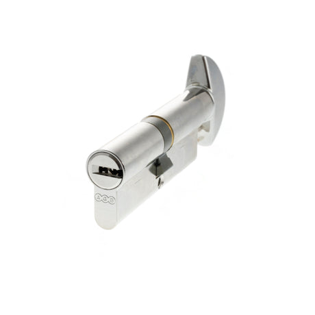 Quality image of AGB Euro Profile 15 Pin Cylinder Key to Turn 40-40mm (80mm) - Polished Chrome | Sku. ca20303535 | available from Trade Door Handles.