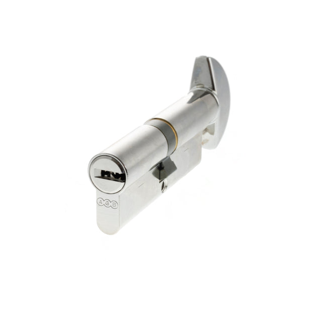 Quality image of AGB Euro Profile 15 Pin Cylinder Key to Turn 40-40mm (80mm) - Polished Chrome | Sku. ca20303535 | available from Trade Door Handles.