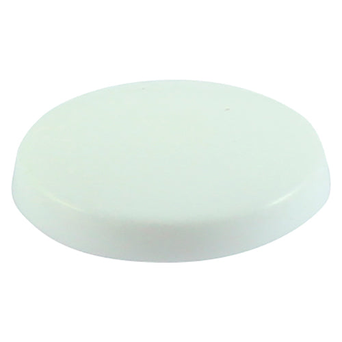 This is an image of Timco - Concrete Screw Cover Caps - White WHITE - (100 PCS Bag) CAPW100
