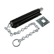 This is an image of Timco - Spring Chain Bolt - Black 18" (1 Each Plain Bag) CB18BB