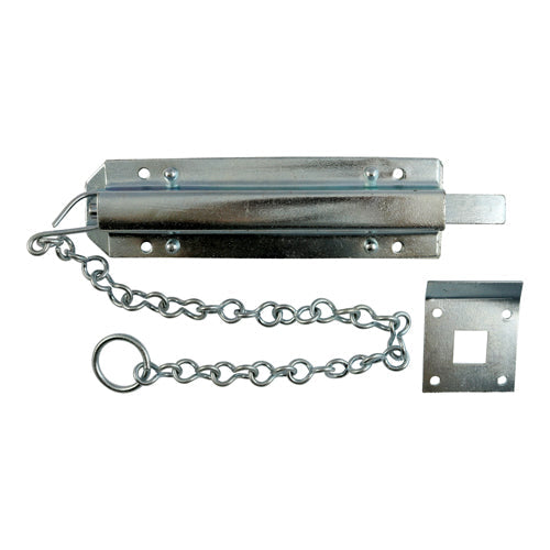 This is an image of Timco - Spring Chain Bolt - Zinc 18" (1 Each TIMbag) CB18ZP