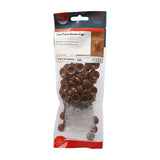 This is an image of Timco - Two Piece Screw Caps - Clay Brown To fit 3.5 to 4.2 Screw - (100 PCS TIMpac) CBROWNPLAST