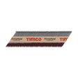 This is an image of Timco - FirmaHold Collated Clipped Head Nails - Trade Pack - Ring Shank - Bright 2.8 x 50mm (3300 PCS Box) CBRT50