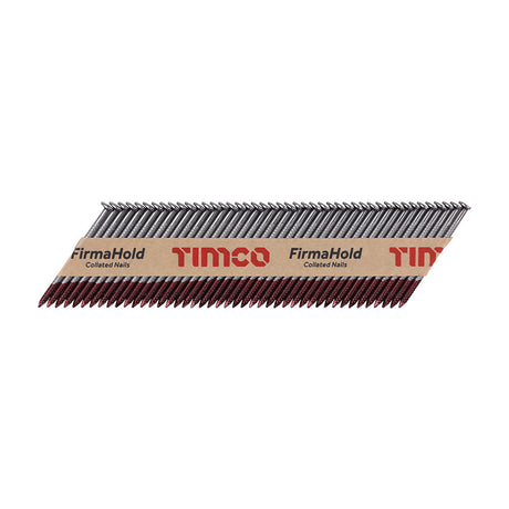 This is an image of Timco - FirmaHold Collated Clipped Head Nails - Trade Pack - Ring Shank - Bright 2.8 x 50mm (3300 PCS Box) CBRT50