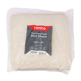 This is an image of Timco - Economy Dust Sheets 12ft x 9ft (3 Pieces Bag) CDS129P3