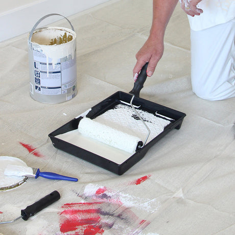 This is an image of Timco - Laminated Dust Sheet 12ft x 9ft (1 Each Bag) CDSL129