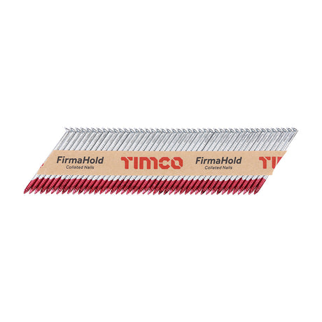 This is an image of Timco - FirmaHold Collated Clipped Head Nails - Retail Pack - Ring Shank - FirmaGalv 2.8 x 50mm (1100 PCS Box) CFGR50