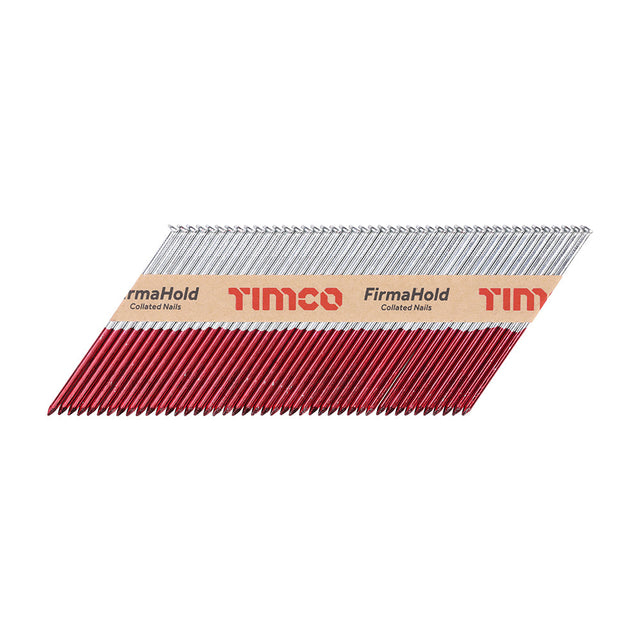 This is an image of Timco - FirmaHold Collated Clipped Head Nails - Retail Pack - Plain Shank - FirmaGalv 3.1 x 90mm (1100 PCS Box) CFGR90