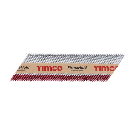 This is an image of Timco - FirmaHold Collated Clipped Head Nails - Trade Pack - Ring Shank - FirmaGalv 2.8 x 50mm (3300 PCS Box) CFGT50