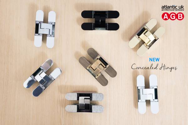 Quality image of AGB Eclipse Adjustable Concealed Hinge - White | Sku. agbh32wh | available from Trade Door Handles.