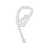 This is an image of Timco - Plastic Curtain Hooks - White (35 Pieces TIMpac) CHOOKP