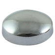 This is an image of Timco - Two Piece Screw Caps - Chrome To fit 3.5 to 4.2 Screw - (100 PCS TIMpac) CHROMEPLAST
