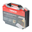 This is an image of Timco - Carpenter's Speed Auger & Flat Wood Bit Kit 5pcs (5 Pieces Case) CKIT