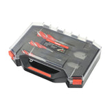 This is an image of Timco - Carpenter's Speed Auger & Flat Wood Bit Kit 5pcs (5 Pieces Case) CKIT