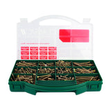 This is an image of Timco - Classic Multi-Purpose Screws - Mixed Tray - PZ - Double Countersunk - Yellow - (895 PCS Tray) CLASSICTRAY