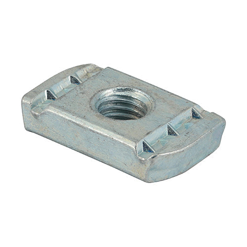 This is an image of Timco - Channel Nuts Without Spring - Zinc M12 - (100 PCS Box) CN12Z