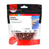 This is an image of Timco - Clout Nails - Copper 30 x 2.65mm (0.5 Kg TIMbag) COP230MB