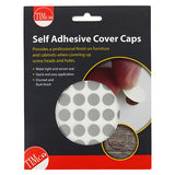 This is an image of Timco - Self-Adhesive Cover Caps - Aluminium 13mm - (112 PCS Pack) COVERAL13