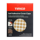 This is an image of Timco - Self-Adhesive Cover Caps - Beech 13mm - (112 PCS Pack) COVERBE13