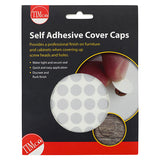 This is an image of Timco - Self-Adhesive Cover Caps - Grey 13mm - (112 PCS Pack) COVERGR13