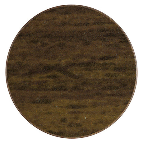 This is an image of Timco - Self-Adhesive Cover Caps - Mahogany 13mm - (112 PCS Pack) COVERMH13