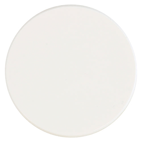 This is an image of Timco - Self-Adhesive Cover Caps - White Gloss 13mm - (112 PCS Pack) COVERWG13