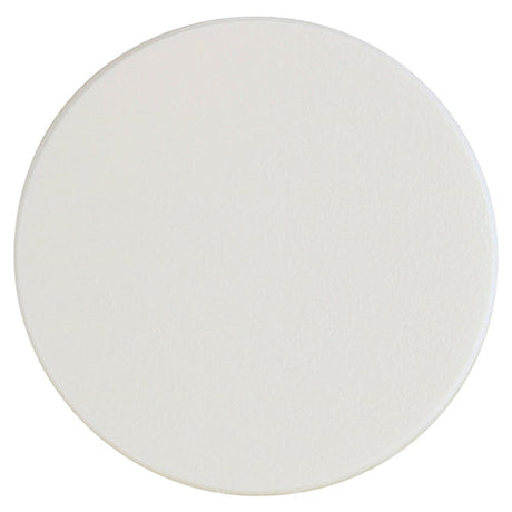 This is an image of Timco - Self-Adhesive Cover Caps - White Matt 18mm - (105 PCS Pack) COVERWM18