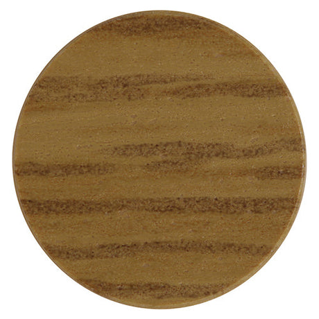This is an image of Timco - Self-Adhesive Cover Caps - Winchester Oak 13mm - (112 PCS Pack) COVERWO13