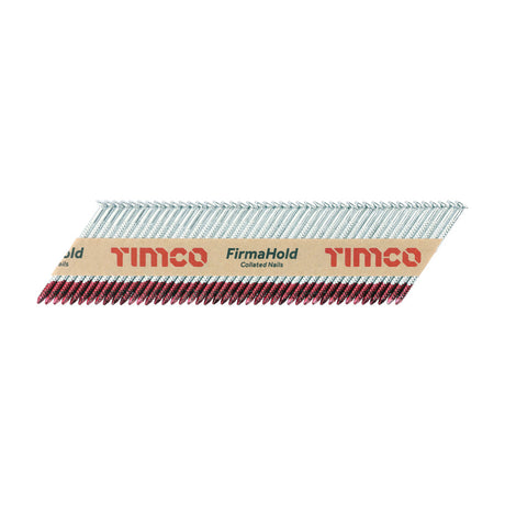 This is an image of Timco - FirmaHold Collated Clipped Head Nails - Trade Pack - Ring Shank - FirmaGalv + 2.8 x 50mm (3300 PCS Box) CPLT50