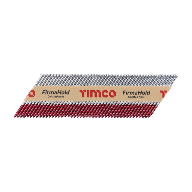 This is an image of Timco - FirmaHold Collated Clipped Head Nails - Trade Pack - Ring Shank - FirmaGalv + 3.1 x 63mm (3300 PCS Box) CPLT63R