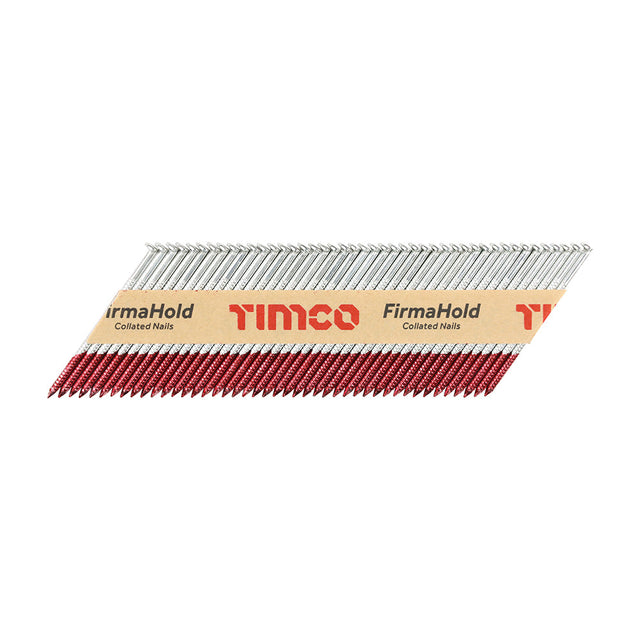 This is an image of Timco - FirmaHold Collated Clipped Head Nails - Trade Pack - Ring Shank - FirmaGalv + 2.8 x 63mm (3300 PCS Box) CPLT63