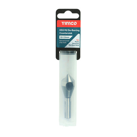 This is an image of Timco - De-Burring Countersink 10-15mm (1 Each Tube) CS1015